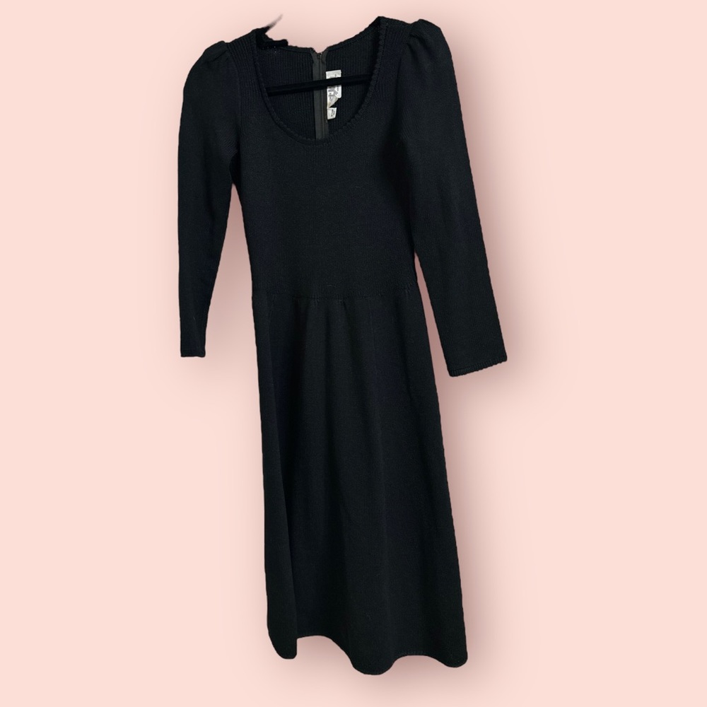 St.John knit vintage longsleeve dress sz M
